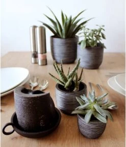 Capi Europe - Set Van 4 - Bloempot Binnen - Rib Antraciet -Camping Series Winkel 1026x1200 1