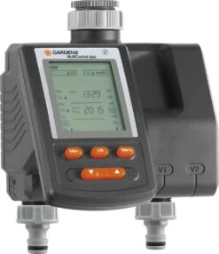 GARDENA Besproeiingsomputer MultiControl Duo - 3 Besproeiingen Per Dag - 1min Tot 3u 59min. -Camping Series Winkel 1037x1200