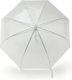 2x Transparant Plastic Paraplu's 102 Cm - Doorzichtige Paraplu - Trouwparaplu - Bruidsparaplu - Stijlvol - Bruiloft - Trouwen - Fashionable - Trouwparaplu -Camping Series Winkel 1078x1200