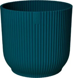 Elho Vibes Fold Rond Wielen 35 - Bloempot Voor Binnen - Ø 34.9 X H 32.4 Cm - Diepblauw -Camping Series Winkel 1133x1200 1