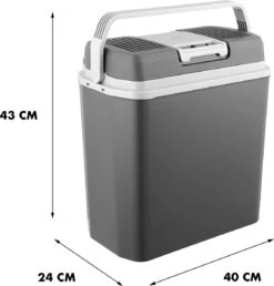 MOA - Thermo-elektrische Koelbox - Met Verwarmingsfunctie - 12V En 230V - 22 Liter - Grijs -ECW22 -Camping Series Winkel 1147x1200 1