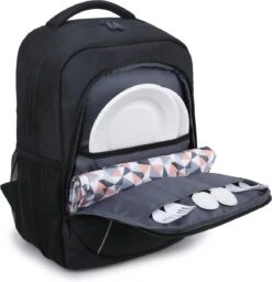 Koelrugtas - 23L - Wandelrugzak - Dagrugzak - Outdoor Rugzak - Dames & Heren - Zwart -Camping Series Winkel 1160x1200