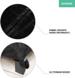 VONROC Premium Tuinbank Beschermhoes – L-vorm - 215/85 X 215/85 X 70cm -Camping Series Winkel 1163x1200