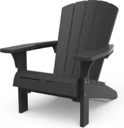 Keter Troy Adirondack Tuinstoel - 81x80x96,5cm - Grafiet