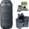 Harcostar Rainsaver Regenton 100 Liter Antraciet Met Vulautomaat En 3 Delige Voet -Camping Series Winkel 1166x1200 1