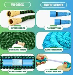 MD-Goods ® Super Sterk Uitrekbare Tuinslang Tot 30 Meter + GRATIS Tas En Koppelstuk - Tuinsproeier - Tuin Besproeien - Waterslang - Sproeikop - Groen - Flexibel Elastisch 12 MD-Goods ® Super Sterk Uitrekbare Tuinslang Tot 30 Meter + GRATIS Tas En Koppelstuk - Tuinsproeier - Tuin Besproeien - Waterslang - Sproeikop - Groen - Flexibel Elastisch -Camping Series Winkel 1169x1200