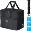 Packaway 4 Laags Geïsoleerde Koeltas - Lunchtas 40 Liter - Zwart -Camping Series Winkel 1173x1200