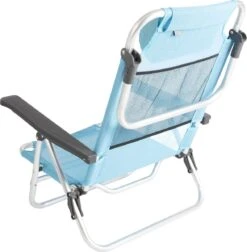 Bo-Camp Beach Chair - Monaco - Aluminium - Blauw -Camping Series Winkel 1176x1200