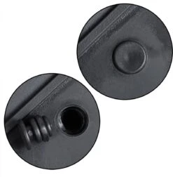 Casaria Staande Plantenbak – Met Waterafvoer 83x30,5x60cm - Zwart -Camping Series Winkel 1178x1200 1