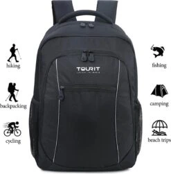 Koelrugtas - 23L - Wandelrugzak - Dagrugzak - Outdoor Rugzak - Dames & Heren - Zwart -Camping Series Winkel 1179x1200