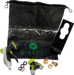G-Flex Flexibele Tuinslang - Waterslang - 8 Verschillende Sproeistanden - Inclusief Opbergtas/splitter/Koppelstuk/Houder/Rubbers - 30 Meter -Camping Series Winkel 1181x1200 1