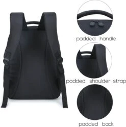 Koelrugtas - 23L - Wandelrugzak - Dagrugzak - Outdoor Rugzak - Dames & Heren - Zwart -Camping Series Winkel 1189x1200