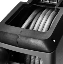 CoolHome - Wandslangenbox 20 Meter + 2 Meter - Tuinslang Met Haspel- Slangenhouder 180° Draaibaar - Tuinslanghaspel Zwart - Grijs -Camping Series Winkel 1190x1200