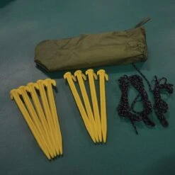 FisherPro Karpertent Met Stormcover – Vistent – Tent - Bescherming Tegen Zon En Wind – 100% Waterdichte Stormhoes – Met Handige Meeneemtas – Ook Geschikt Als Strandtent Of Festivaltent – Extra Veiligheid En Warmte Door Stormcover -Camping Series Winkel 1198x1200 4