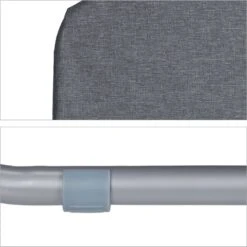 Relaxdays Strandstoel Opvouwbaar - Set Van 2 - Lage Campingstoel - Kampeerstoel Leuning - Grijs -Camping Series Winkel 1198x1200 6