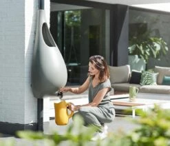 Elho Pure Raindrop 70L - Geel/Oker -Camping Series Winkel 1200x1028 1