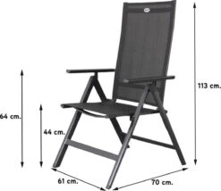 Hartman Napoli/Alma 210 Cm. Tuinset - 7-delig Verstelbaar -Camping Series Winkel 1200x1042
