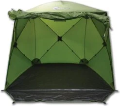 FisherPro Karpertent Met Stormcover – Vistent – Tent - Bescherming Tegen Zon En Wind – 100% Waterdichte Stormhoes – Met Handige Meeneemtas – Ook Geschikt Als Strandtent Of Festivaltent – Extra Veiligheid En Warmte Door Stormcover -Camping Series Winkel 1200x1070 1