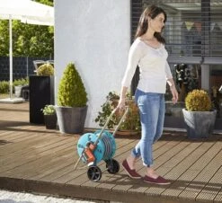 GARDENA - AquaRoll CleverRoll S Set Slangenwagen - Incl. 20 M Slang - Maximaal 40 M Opbergcapaciteit -Camping Series Winkel 1200x1096 1