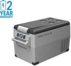 Totalcool Totalfreeze - 35 - Camping Koel/vries Box - 12/24/230 V - 45 Watt- Fluisterstill -Camping Series Winkel 1200x1114