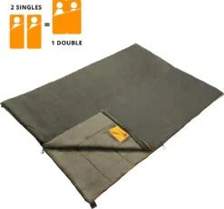 Dutch Mountains Slaapzak Vlieland XL - Grote Katoenen 210 X 80cm Lichtgewicht - Incl. Tasje En Tochtstrip -Comfortzone: 5-8 Graden- -Camping Series Winkel 1200x1116