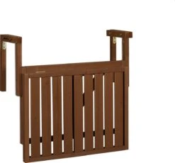 Relaxdays Balkontafel Inklapbaar - Klaptafel Balkon - Tafel Reling - Hangtafel Hout -Camping Series Winkel 1200x1118 3