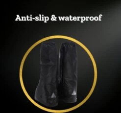 EASTWALL Cover Pro Schoenhoezen - Schoenovertrek Herbruikbaar - Bescherm Je Schoenen Tegen Water, Modder En Sneeuw - Universele Waterdichte Overschoenen - Schoenbeschermers - Anti-slip - Trekkoord Afsluiting - Zwart - Maat 43-44 -Camping Series Winkel 1200x1122 1
