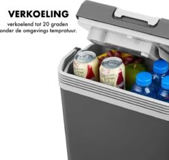MOA - Thermo-elektrische Koelbox - Met Verwarmingsfunctie - 12V En 230V - 22 Liter - Grijs -ECW22 -Camping Series Winkel 1200x1130