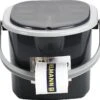 Branq Toiletemmer Draagbaar Met Deksel - 15,5L - Antraciet -Camping Series Winkel 1200x1158