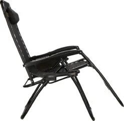 Springos Tuinstoel | Ligstoel | Opvouwbaar | Verstelbaar | Ergonomische Hoofdsteun | Bruin / Zwart -Camping Series Winkel 1200x1170