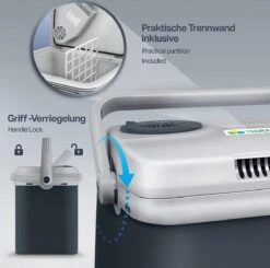 Tillvex- Koelbox, Coolbox, 32 Liter, Grijs -Camping Series Winkel 1200x1189 3