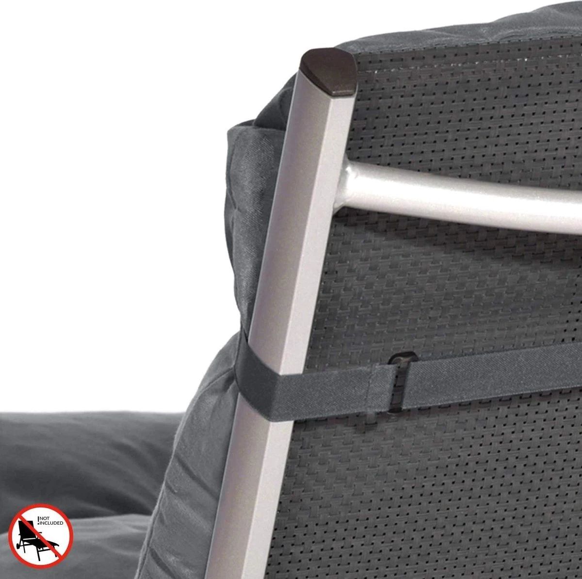 Beautissu Flair RL – Ligbedkussen Tuinkussen Ligstoel – Zonnebed Kussen Voor Tuin Meubelen 190x60x8 Cm Antraciet 9 Beautissu Flair RL – Ligbedkussen Tuinkussen Ligstoel – Zonnebed Kussen Voor Tuin Meubelen 190x60x8 Cm Antraciet - Afbeelding 7