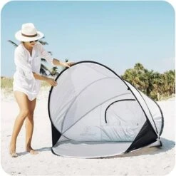 Deryan Luxe Pop Up Strandtent XXL - Anti-UV 50+ - Zilver 26 Deryan Luxe Pop Up Strandtent XXL - Anti-UV 50+ - Zilver -Camping Series Winkel 1200x1200 114