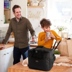 Packaway 4 Laags Geïsoleerde Koeltas - Lunchtas 40 Liter - Zwart -Camping Series Winkel 1200x1200 198