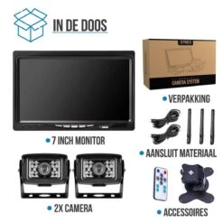 Strex Draadloze Achteruitrijcamera Met 2 Camera's - 7” Scherm - Nachtzicht 18LED 15m -Camping Series Winkel 1200x1200 208