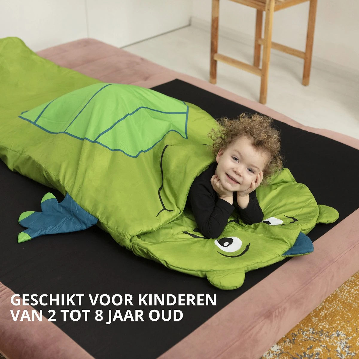 Dutch Mountains Kinderslaapzak Nijlpaard - 170 X 70cm Polyester - Zacht Lichtgewicht – Opberghoes 8 Dutch Mountains Kinderslaapzak Nijlpaard - 170 X 70cm Polyester - Zacht Lichtgewicht – Opberghoes - Afbeelding 6