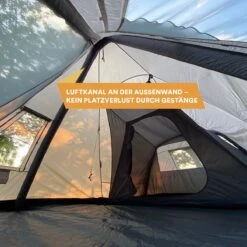 Skandika Tipi Kotona Air Opblaasbare Tent – Opblaasbare Tenten - 4 Persoons Tipi Tent – Tenten - Campingtent – Ingenaaide Tentvloer – Muggengaas – 260 Cm Stahoogte – 490 X 370 X 260 (L X B X H) – Outdoor, Camping, Tuin – Luchttent - Kamperen - Beige -Camping Series Winkel 1200x1200 255