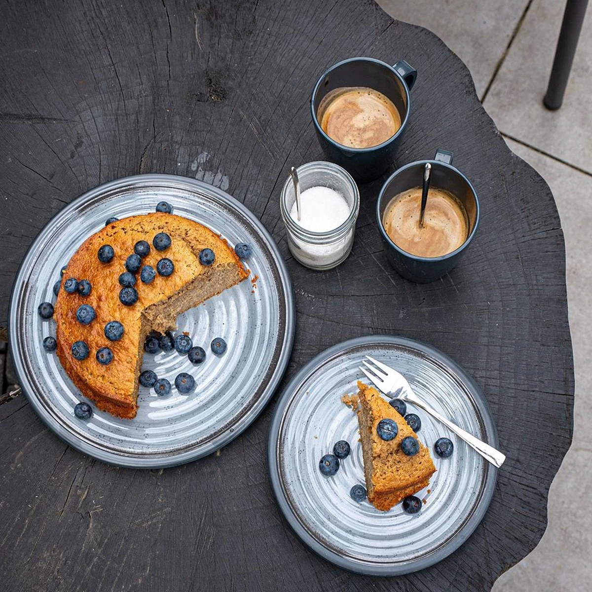 Travellife Jávea Serviesset - 16-delig - Donkergrijs 6 Travellife Jávea Serviesset - 16-delig - Donkergrijs - Afbeelding 4