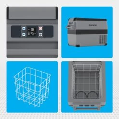 Auronic Elektrische Koelbox - 40.5L - Compressor - 12V En 240V - Grijs -Camping Series Winkel 1200x1200 356