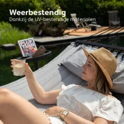 Vita5 Hangmat Met Standaard En Spreidstok – 2 Persoons – Incl. Bekerhouder - Afneembaar Kussen – Uv-bestendig – Lichtgrijs 22 Vita5 Hangmat Met Standaard En Spreidstok – 2 Persoons – Incl. Bekerhouder - Afneembaar Kussen – Uv-bestendig – Lichtgrijs -Camping Series Winkel 1200x1200 439
