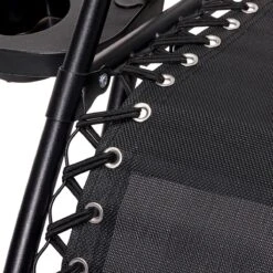 LifeGoods Opvouwbare Tuinstoelen - Verstelbaar Zonnescherm - 2 Stuks - 30°-90° Verstelbaar - Metaal - Zwart -Camping Series Winkel 1200x1200 476