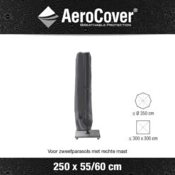 AeroCover Parasolhoes - Zweef Parasols - Grijs - 250x55 Cm (HxB) 28 AeroCover Parasolhoes - Zweef Parasols - Grijs - 250x55 Cm (HxB) -Camping Series Winkel 1200x1200 533