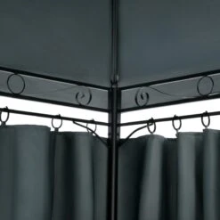 Casaria Paviljoen Topas 3x4m - UV-bescherming 50+ - Antraciet -Camping Series Winkel 1200x1200 559