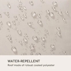 Blumfeldt Palermo Schommelbank - Hollywoodschommel 130 X 207 Cm - Ligbed Met Dak - Schommelstoel Voor 2 Personen - Tuinbank Inclusief Nekkussens - Stalen Frame En Polyester Dak - Grijs -Camping Series Winkel 1200x1200 581