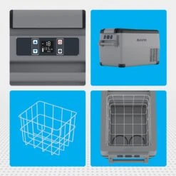 Auronic Elektrische Koelbox - 30.4L - Compressor - 12V En 240V - Grijs -Camping Series Winkel 1200x1200 59