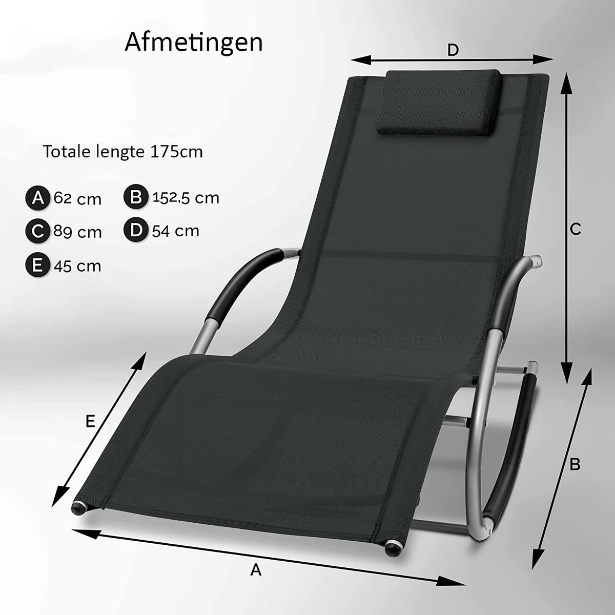 Sens Design Zonnebed - Ligbed - Weerbestendig - Antraciet 5 Sens Design Zonnebed - Ligbed - Weerbestendig - Antraciet - Afbeelding 3