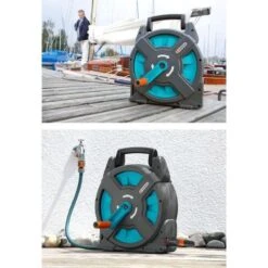 GARDENA - Classic Slangenbox - Compleet Slanghouder - 15 Meter Slang -Camping Series Winkel 1200x1200 654