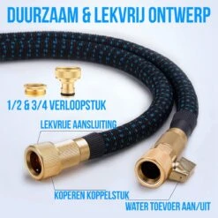 Strex Flexibele Tuinslang 15M Met Sproeikop - Uitrekbaar - Incl. Koppelingen, Ophanghaak & Opbergzak -Camping Series Winkel 1200x1200 661