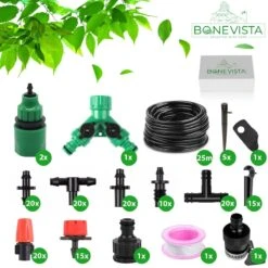Bone Vista® 155 Stuks Water Druppelslang Irrigatiesysteem Tuin – Bewateringssysteem & Druppelsysteem -Camping Series Winkel 1200x1200 669
