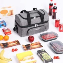 Lifewit 20L Koeltas | 20 Liter | Opvouwbaar | Koelbox-Koeltas | Isolatietas/ Picknicktas Voor Levensmiddelen / Grijs -Camping Series Winkel 1200x1200 69